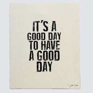 WALL ART - Inspirational Black and White Art Print